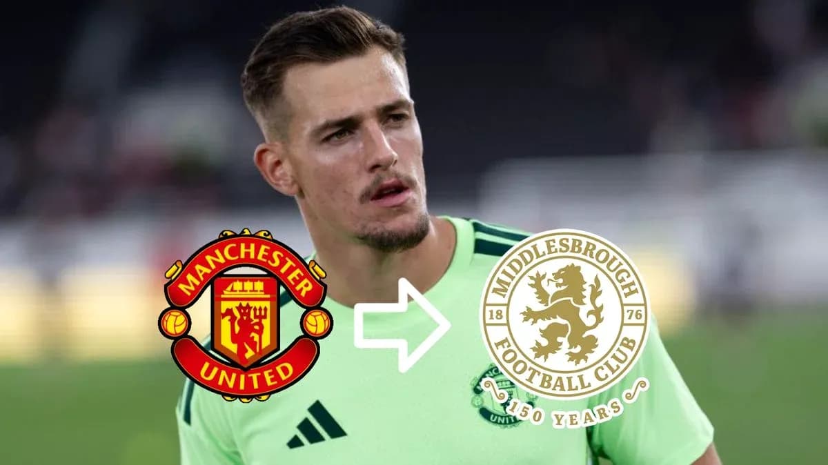Player in goalkeeper kit with club logos overlay