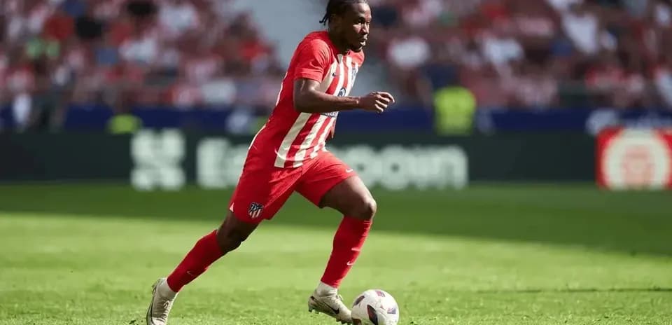 Player dribbling the ball during a match