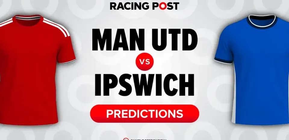 Red and blue jerseys for Manchester United vs Ipswich