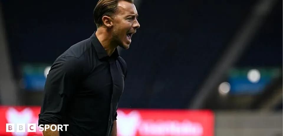 Coach shouting during match on the sidelines