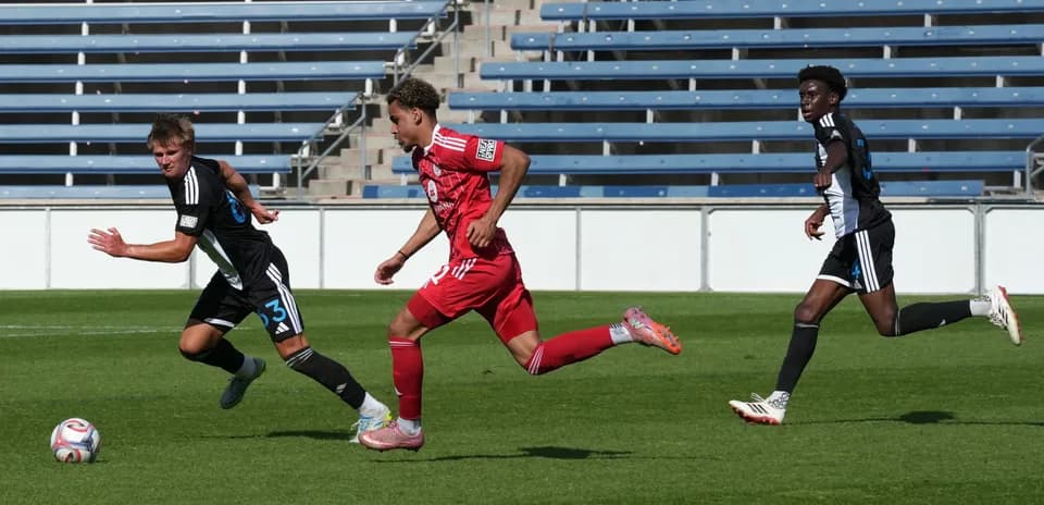 Players competing during Crown Legacy vs Chicago Fire II