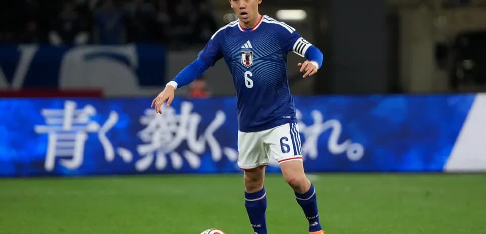 Japanese player during World Cup match