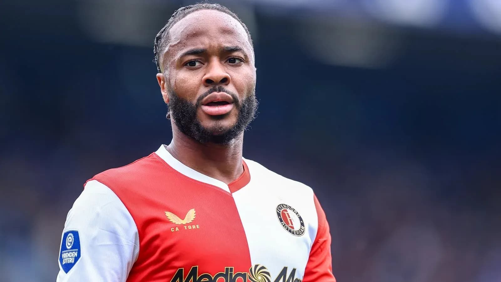Player in Feyenoord jersey during match