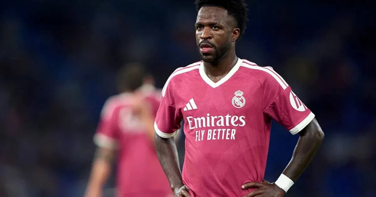 Player in pink Real Madrid kit during match