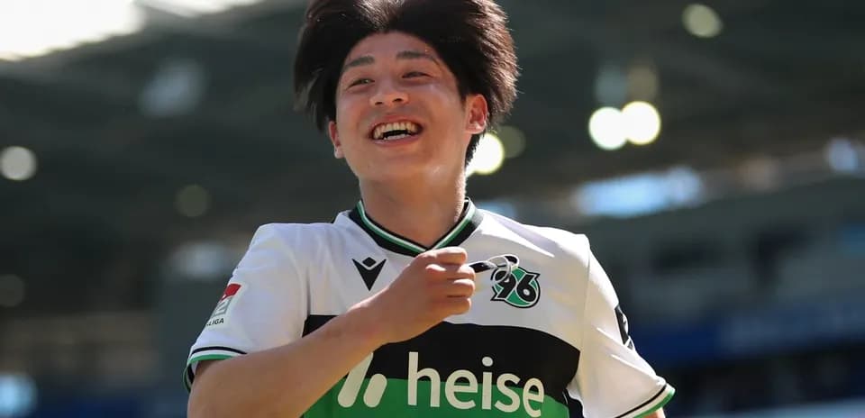Player celebrating after scoring a goal