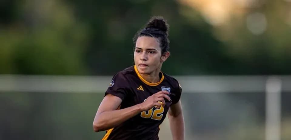 Soccer player in action during a match
