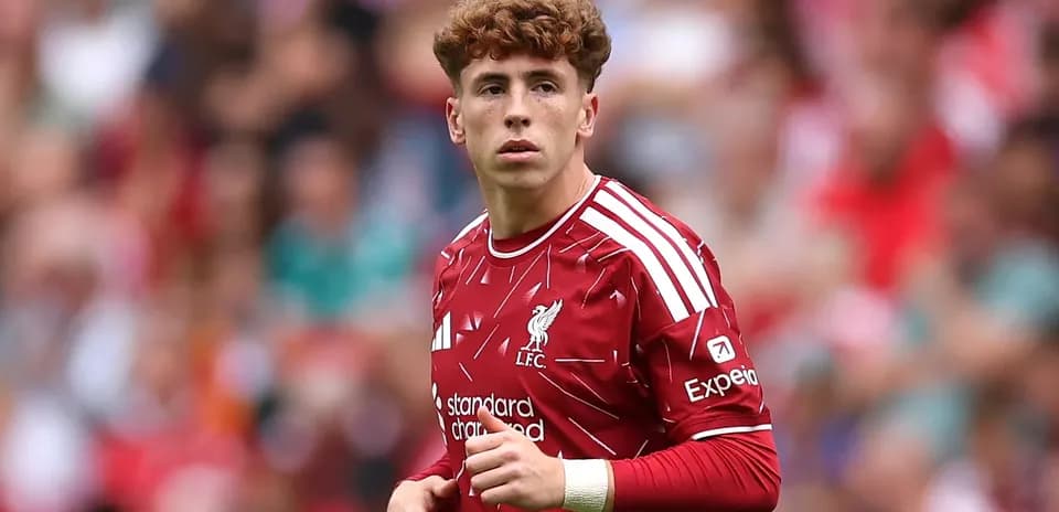 Player in Liverpool jersey during match on field