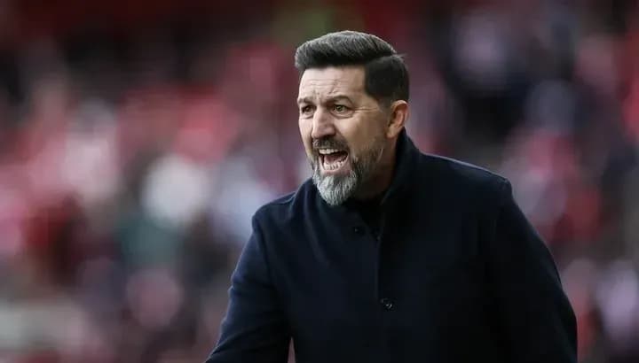 Manager giving instructions during a match