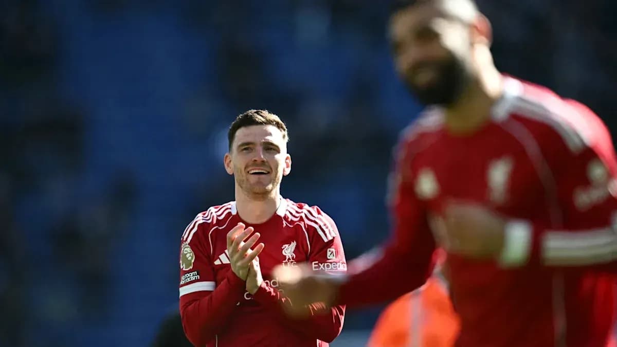 Liverpool players celebrating on the field