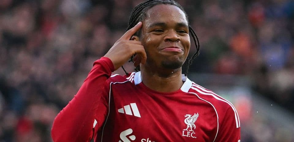 Player celebrating a goal with a gesture