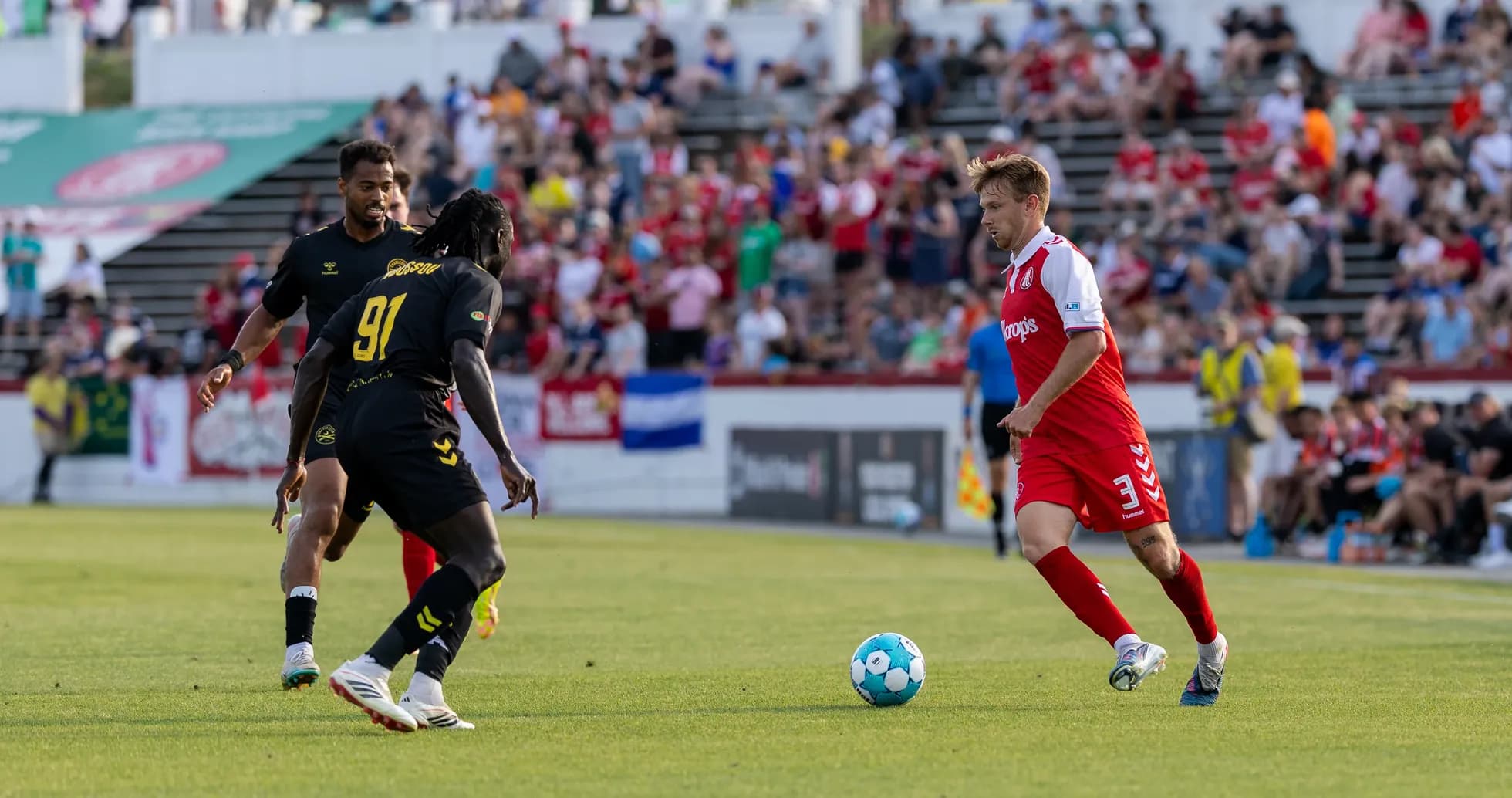 Players competing during Charleston Battery match