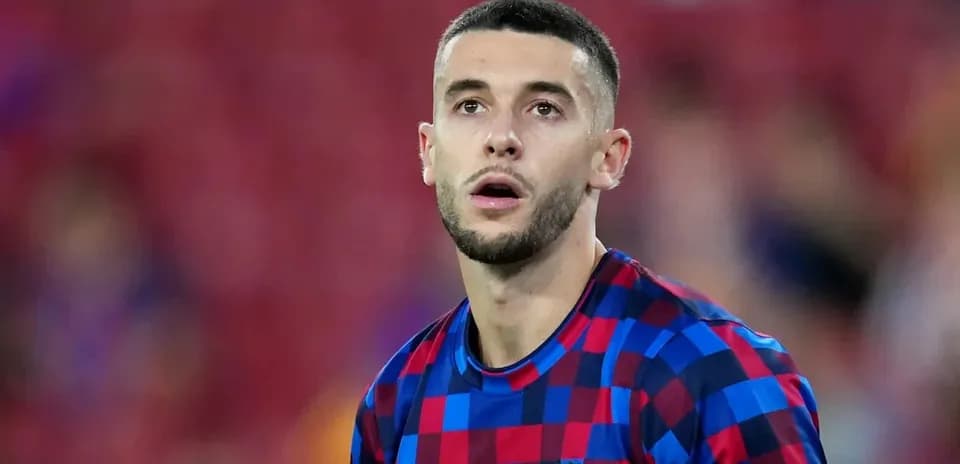 Player in Barcelona kit during match