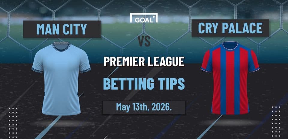 Man City vs Crystal Palace Premier League match graphic