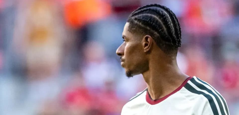 Player with braided hair during a match