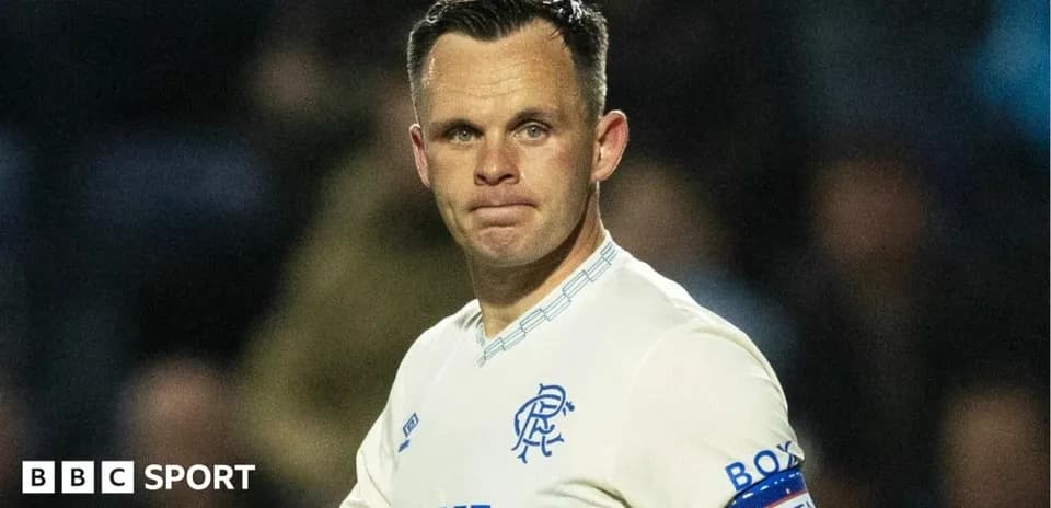 Rangers player wearing captain's armband during match