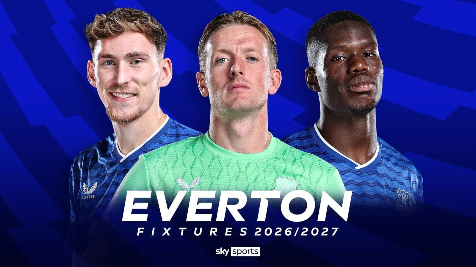 Everton players featured for 2026/2027 fixtures announcement