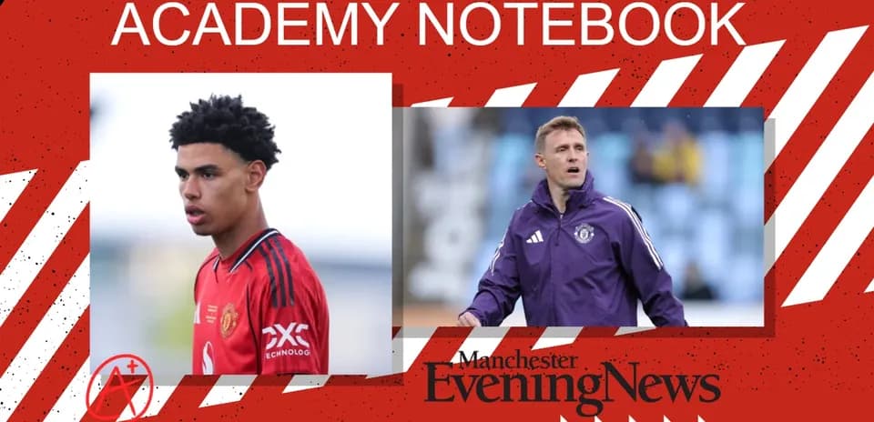 Young player and coach during academy training session