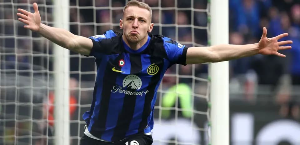Player celebrating a goal on the field