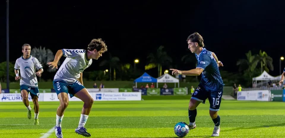 Players competing during Naples vs Sarasota match