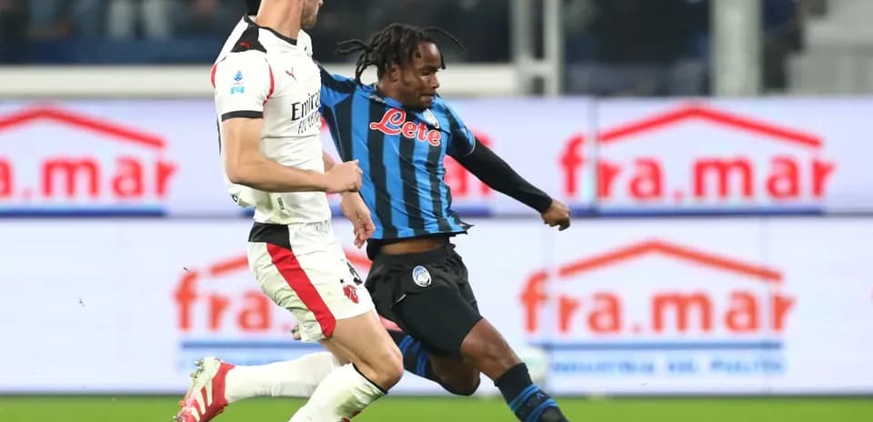 AC Milan player challenges Atalanta opponent