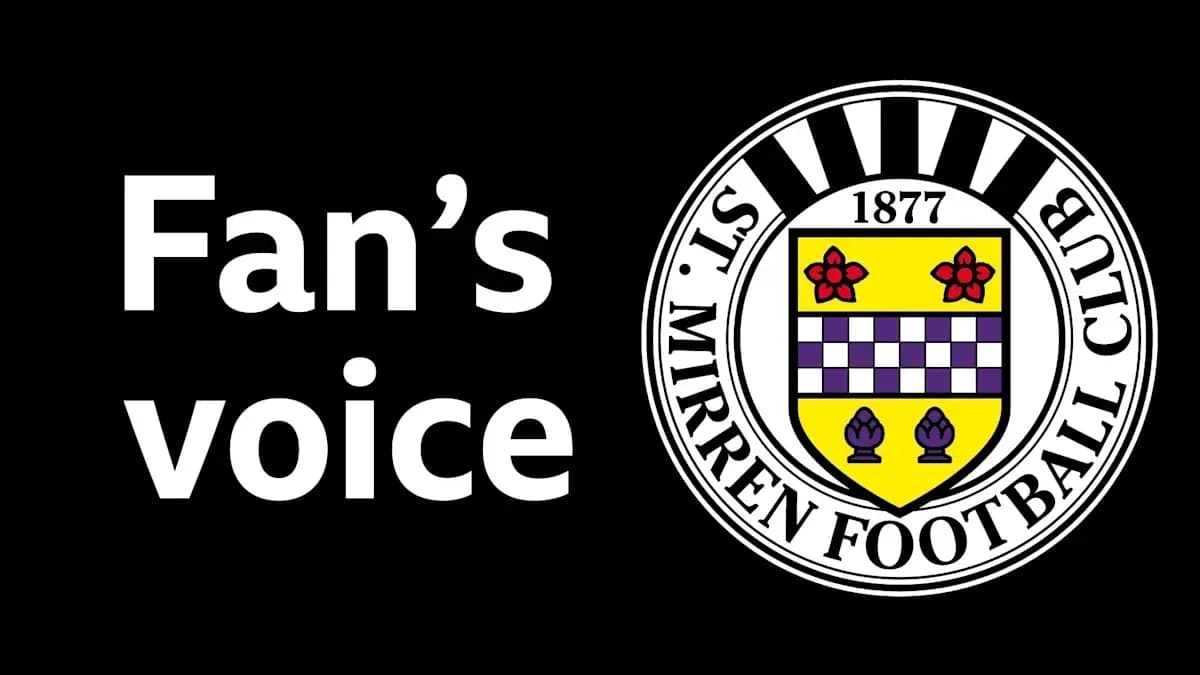 St. Mirren Football Club logo with text 'Fan's voice'