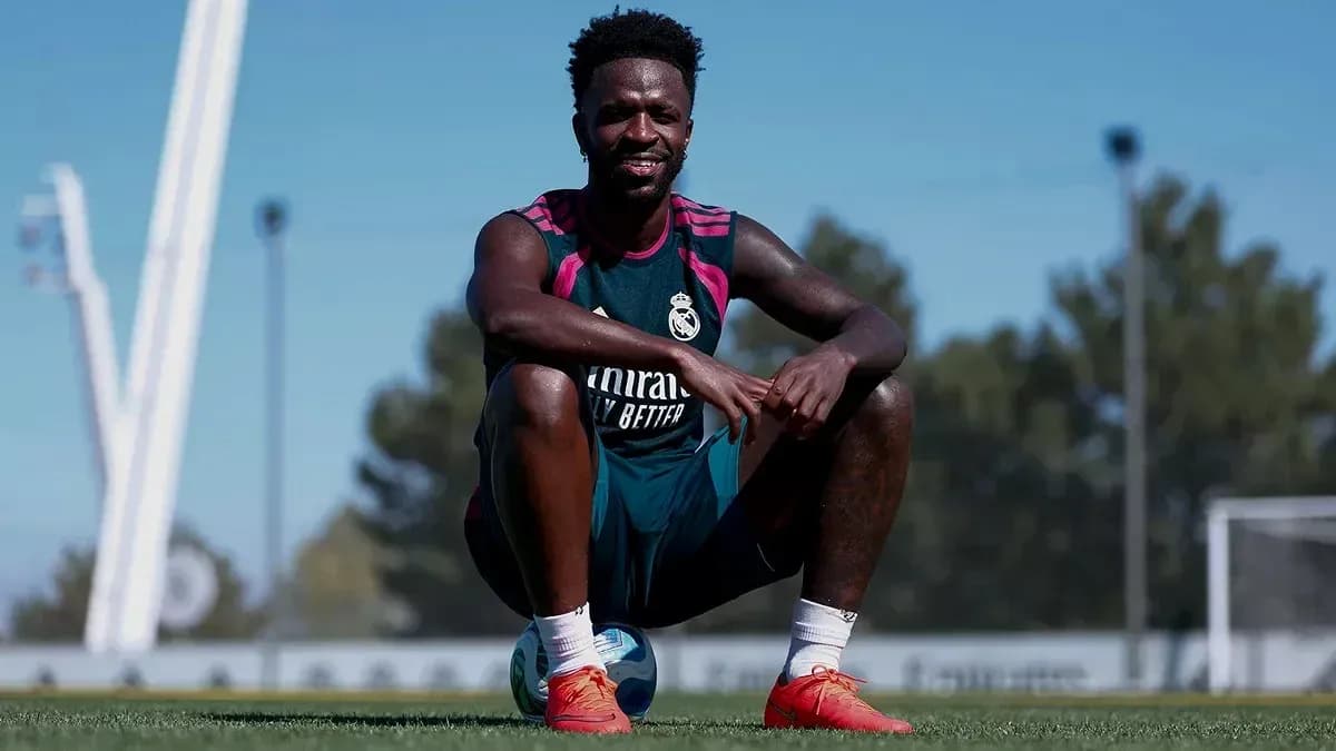Player sitting on field during training session