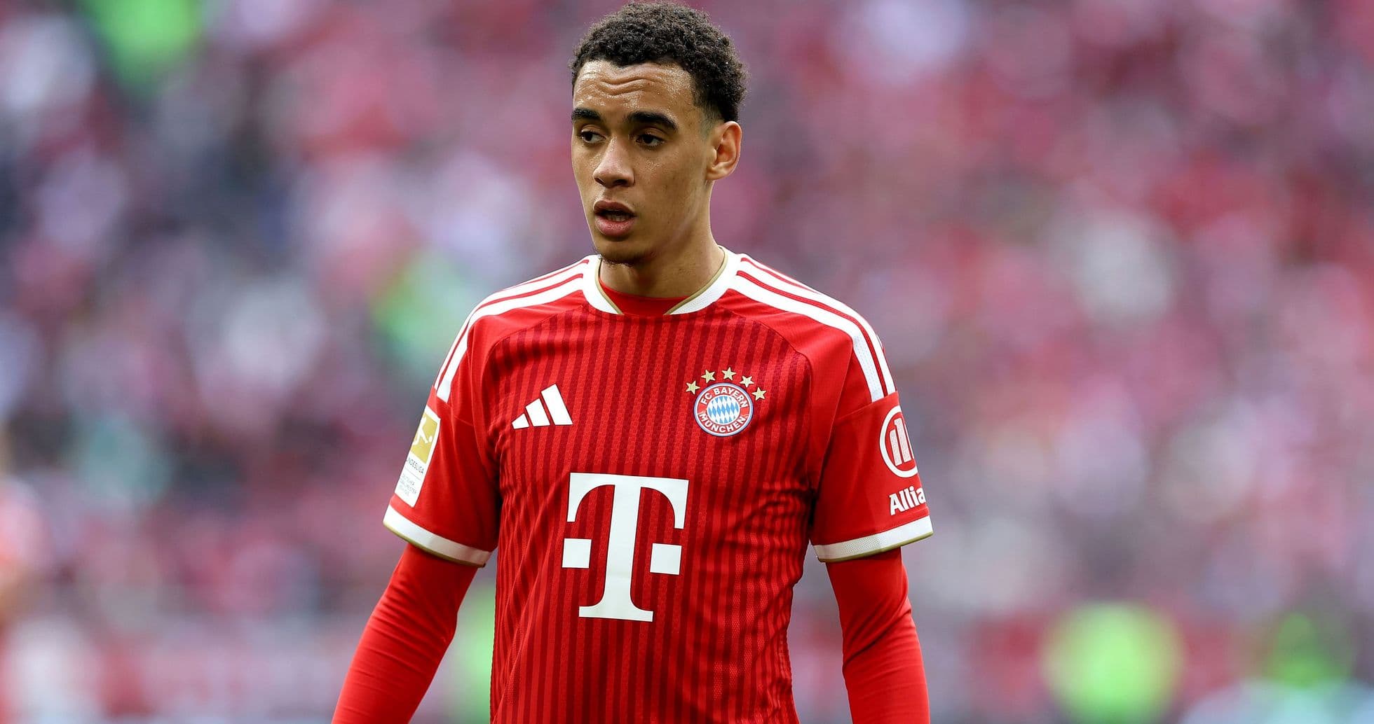 Bayern Munich player on the pitch during match
