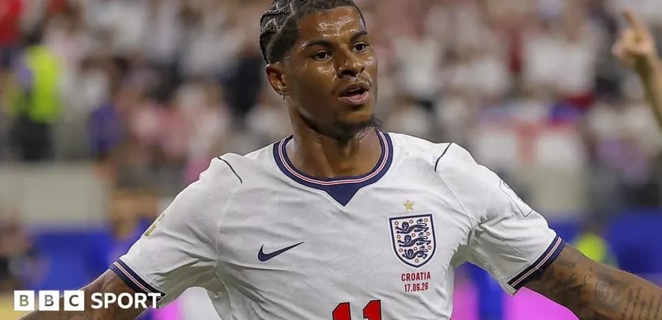 Player celebrating during match in England jersey