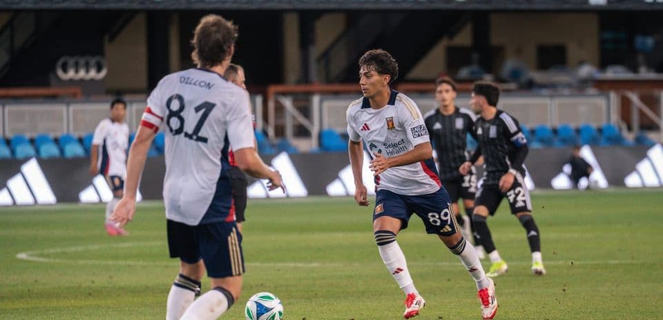 Players from Real Monarchs in action during match