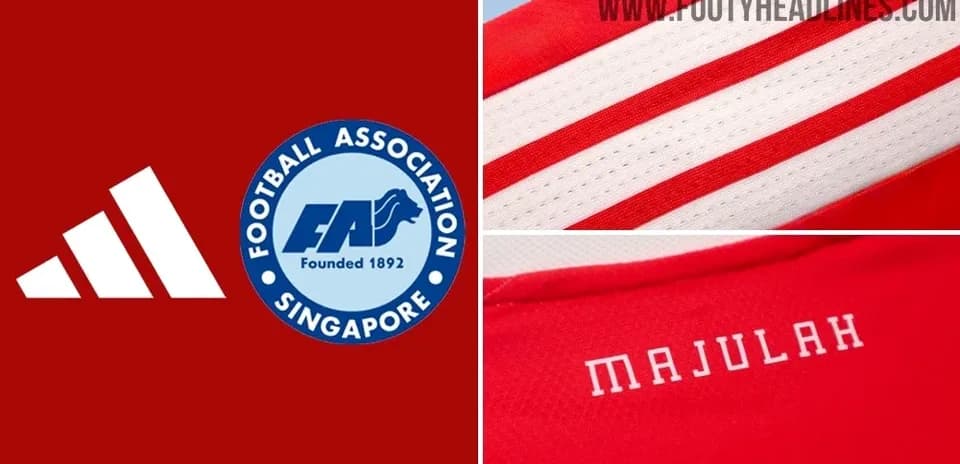 Singapore national team kit details and logo