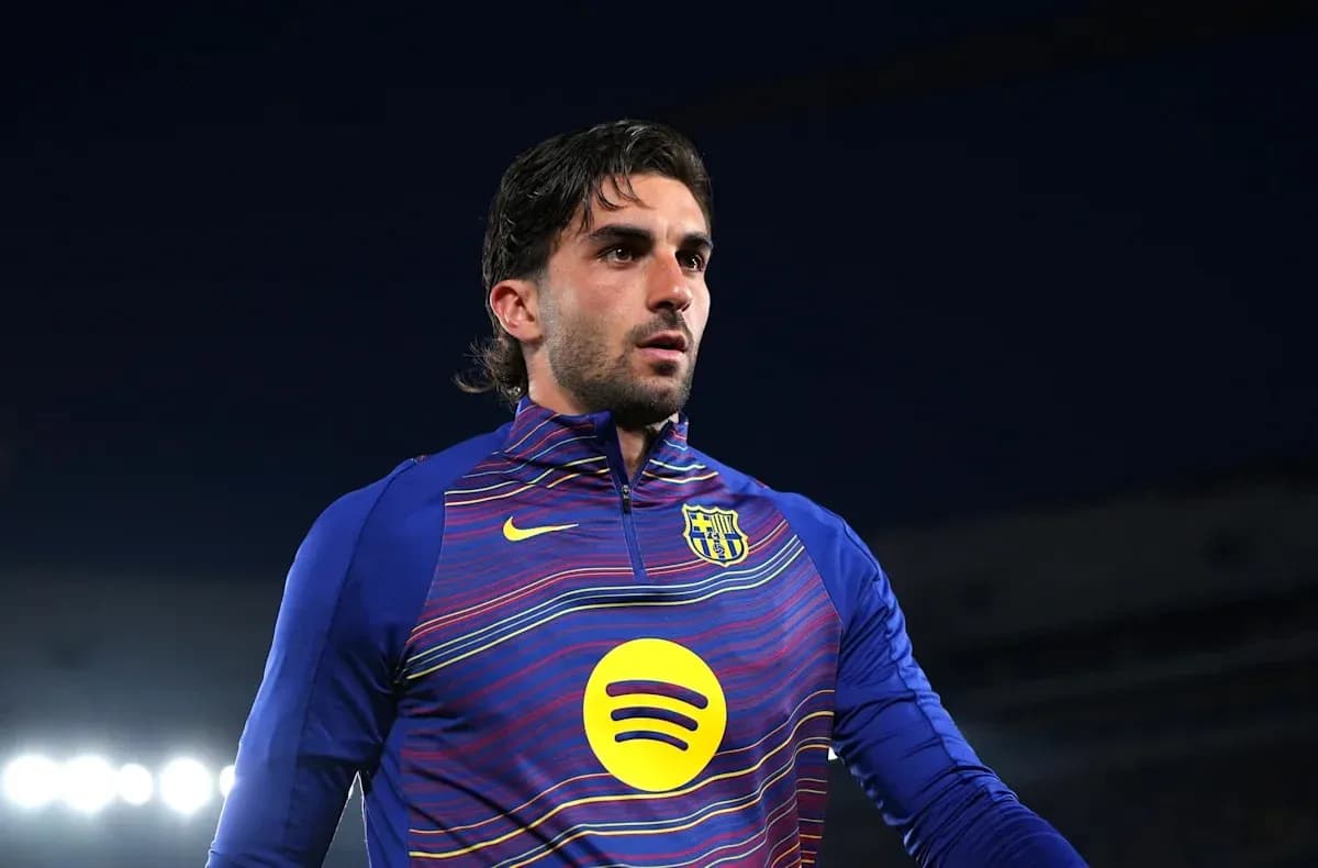 Football player wearing Barcelona training kit