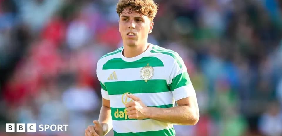 Celtic player running during a match