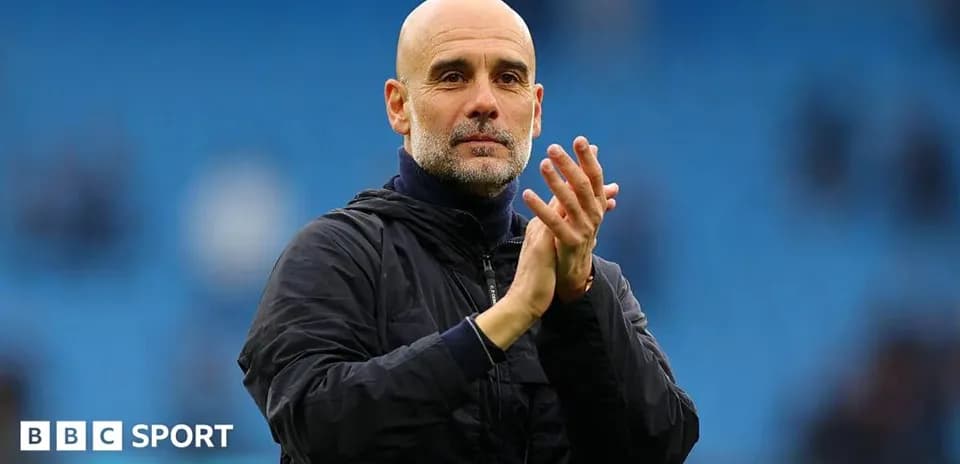 Coach applauding after the match at stadium
