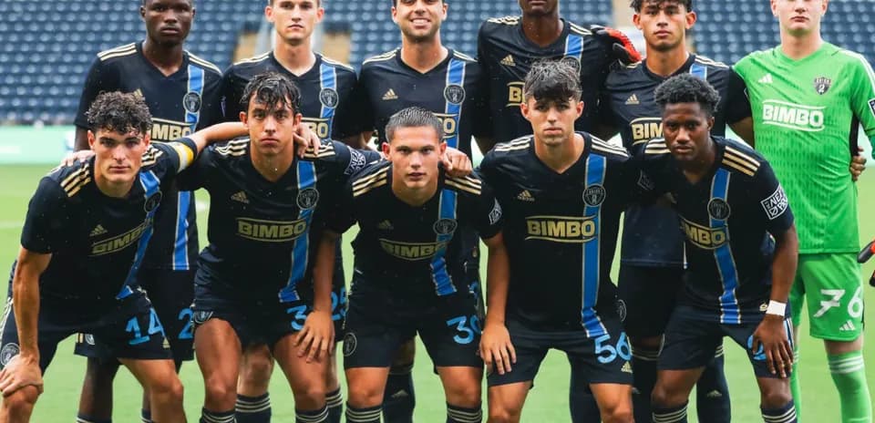 Philadelphia Union II team photo before the match