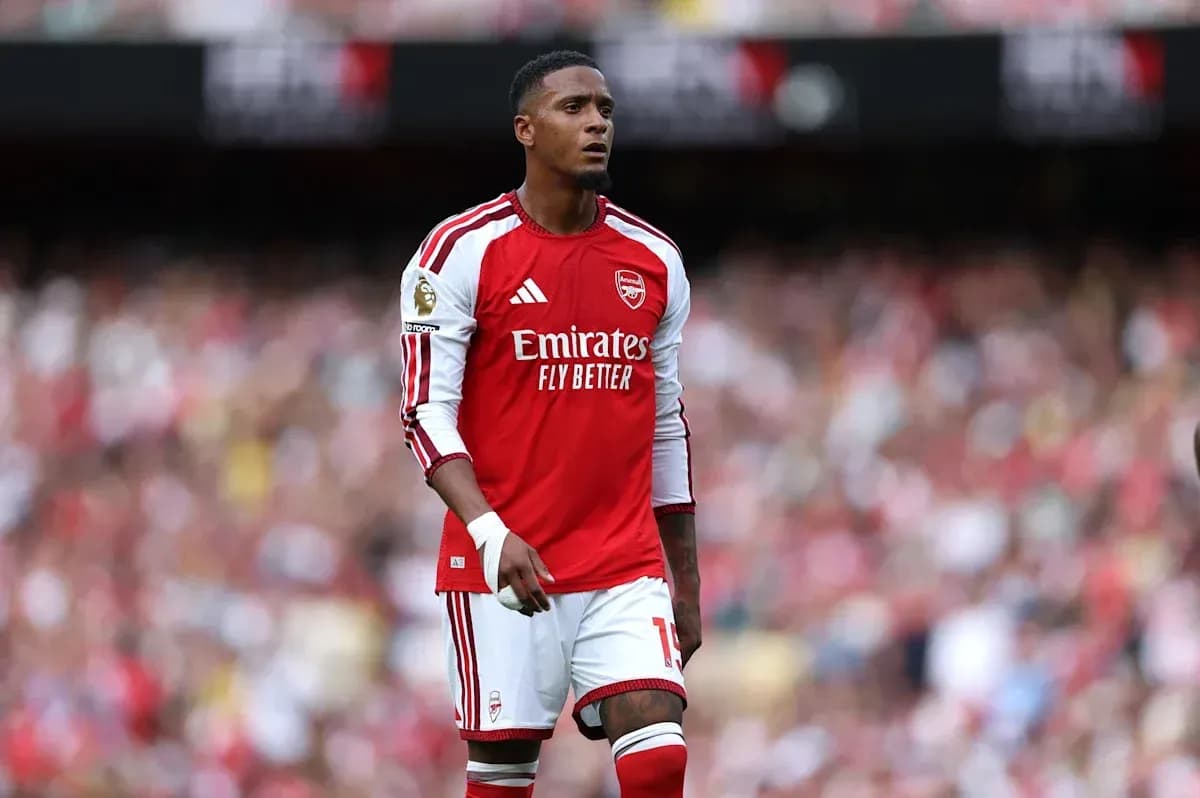 Arsenal player on the pitch during a match
