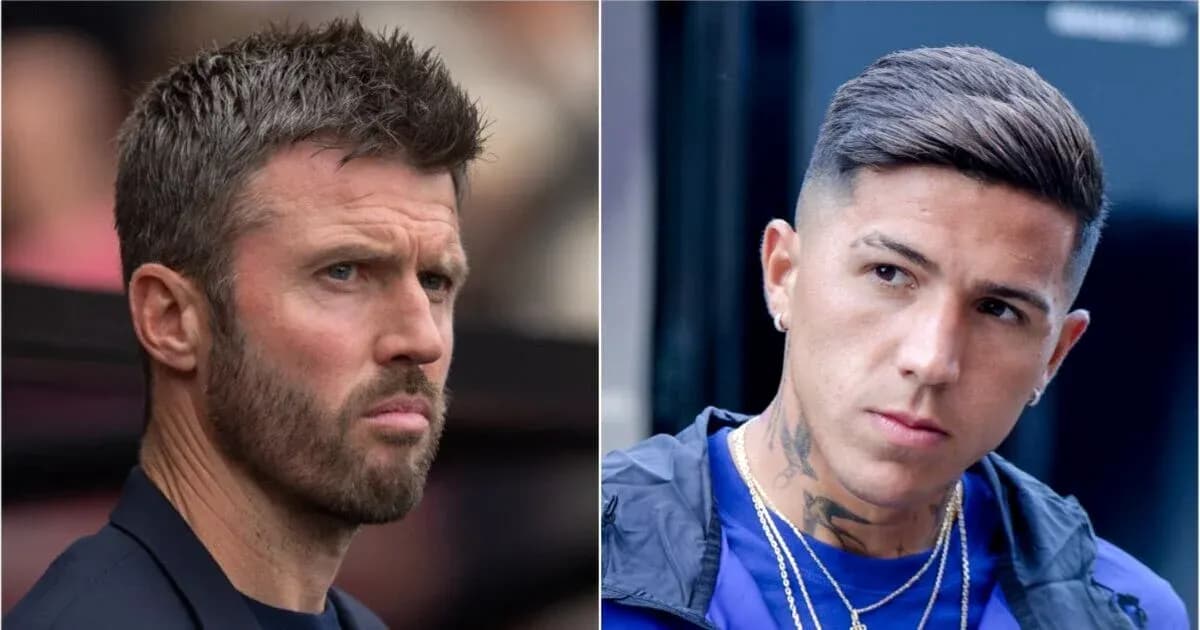 Two men with distinct hairstyles, one serious expression