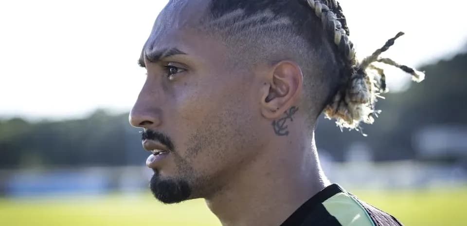 Player with braided hair during training session
