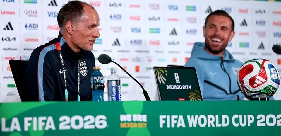 Coaches at press conference for FIFA World Cup 2026