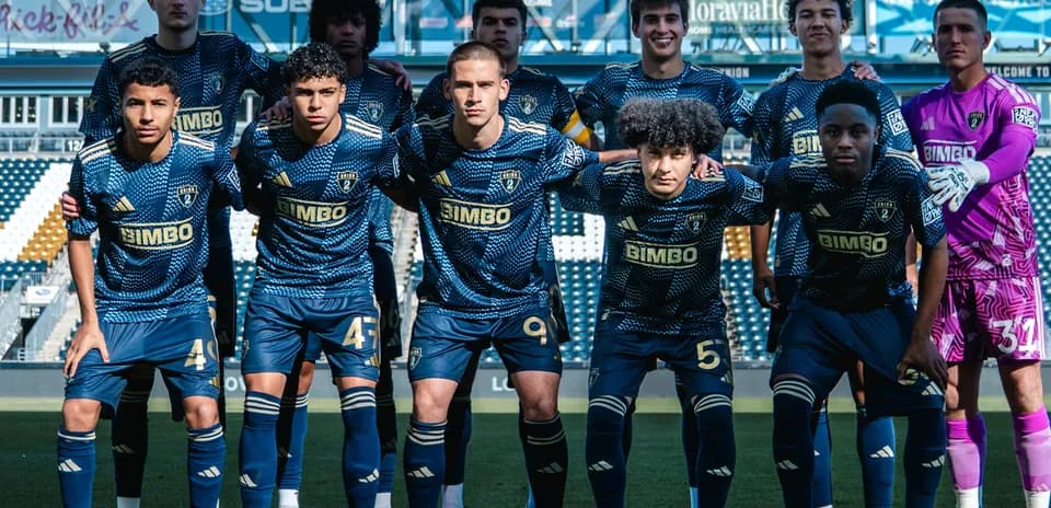 Philadelphia Union II team photo before match