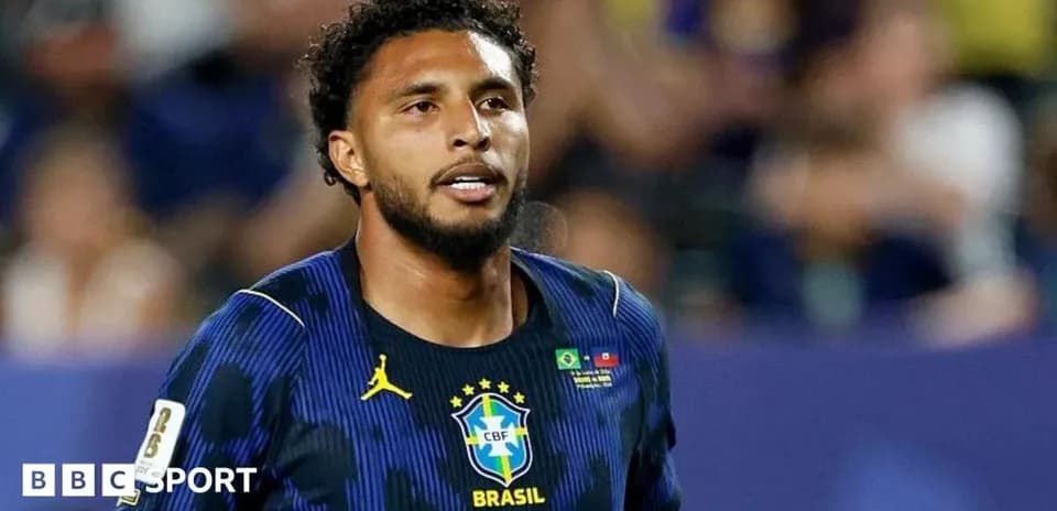 Brazilian player wearing national team jersey on field