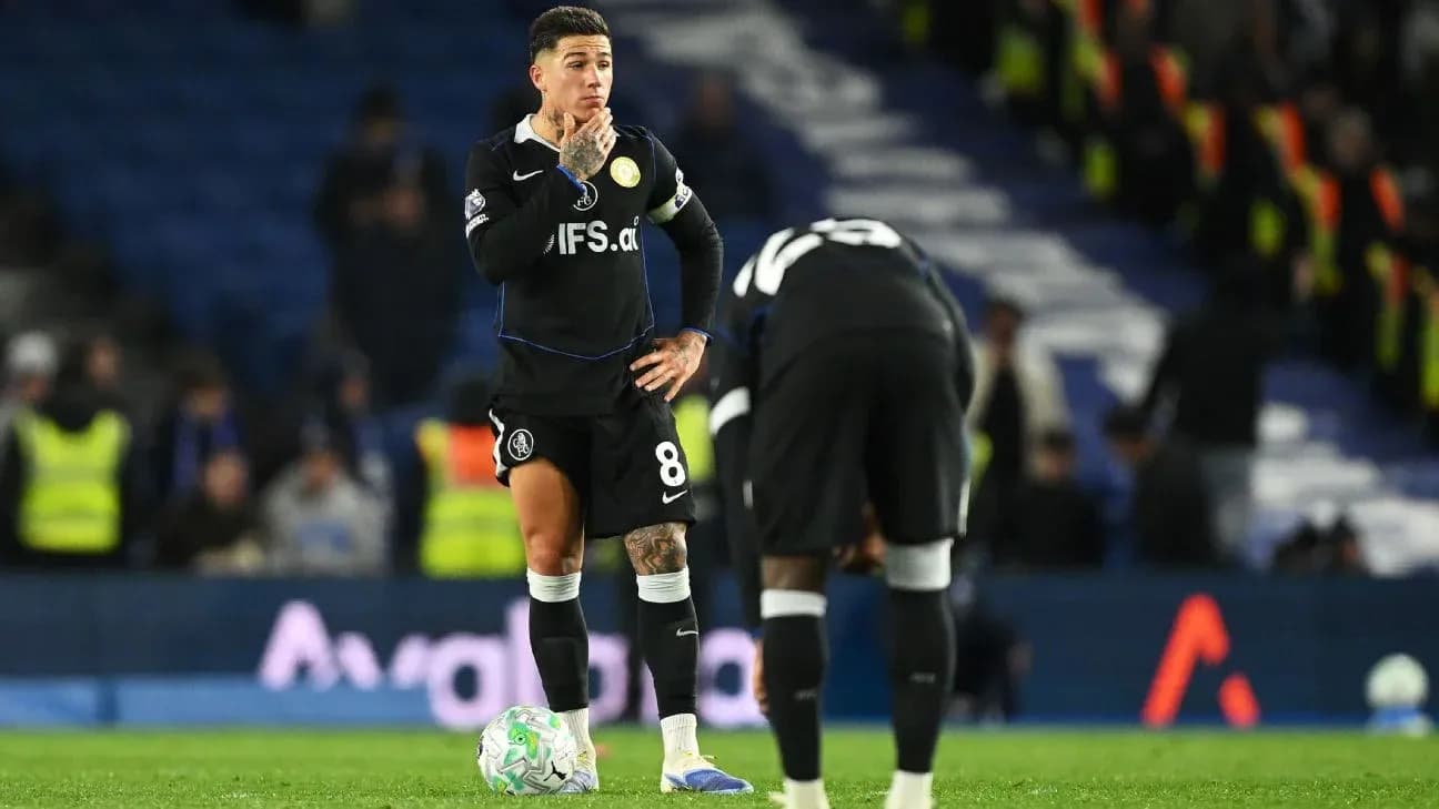Chelsea player during Premier League match
