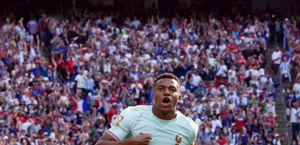 Player celebrating goal during FIFA World Cup 2026