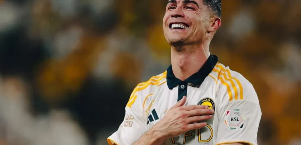 Player celebrating joyfully after a match