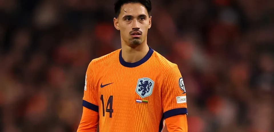 Player wearing Netherlands jersey during a match