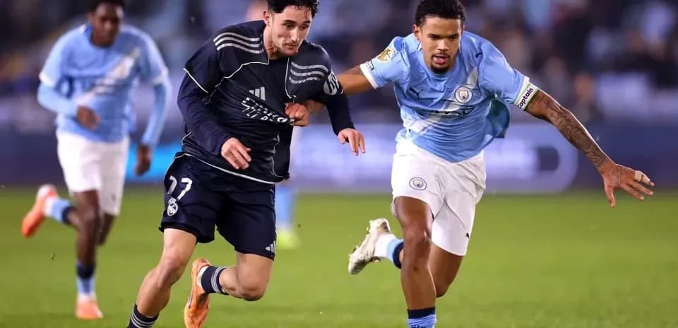 Player sprinting with ball during competitive match