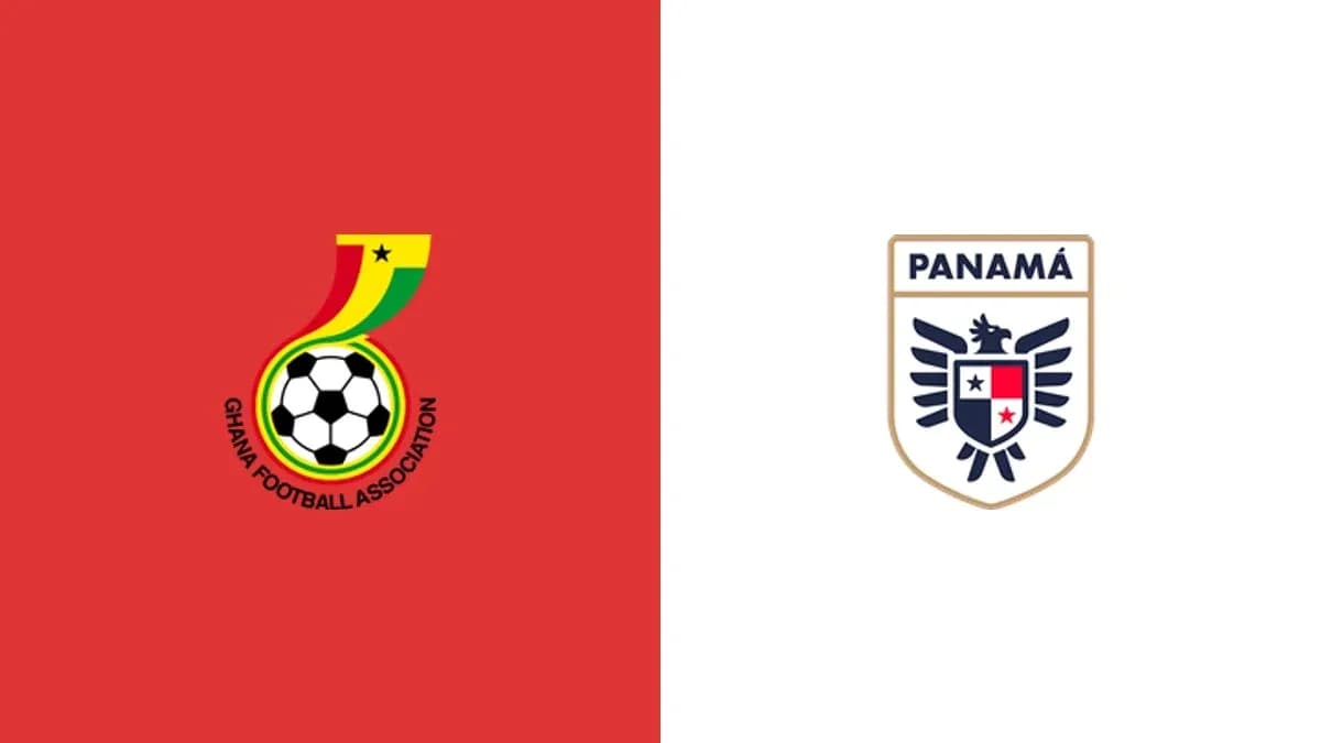 Logos of Ghana Football Association and Panama national team
