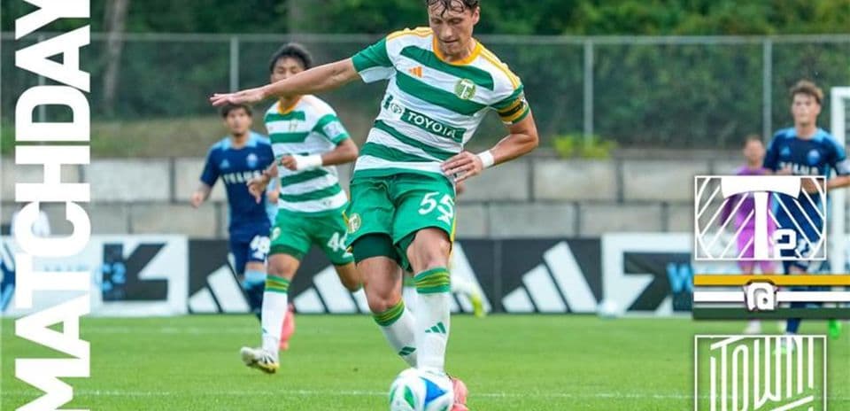 Player from Portland Timbers II in action