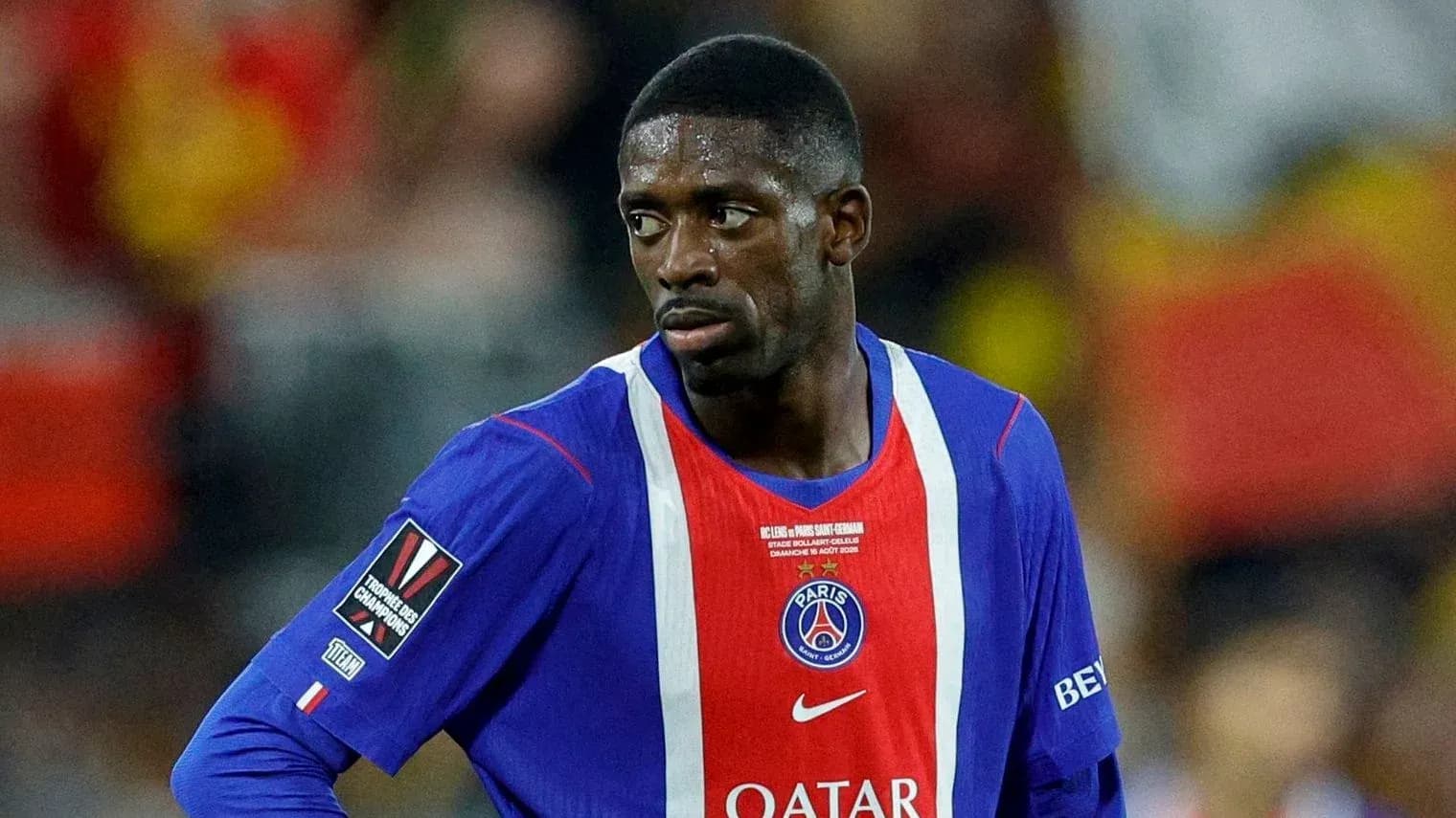 Player in Paris Saint-Germain jersey on field