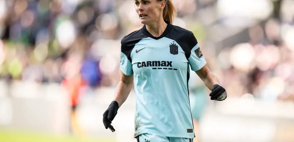 Player in action during NWSL match