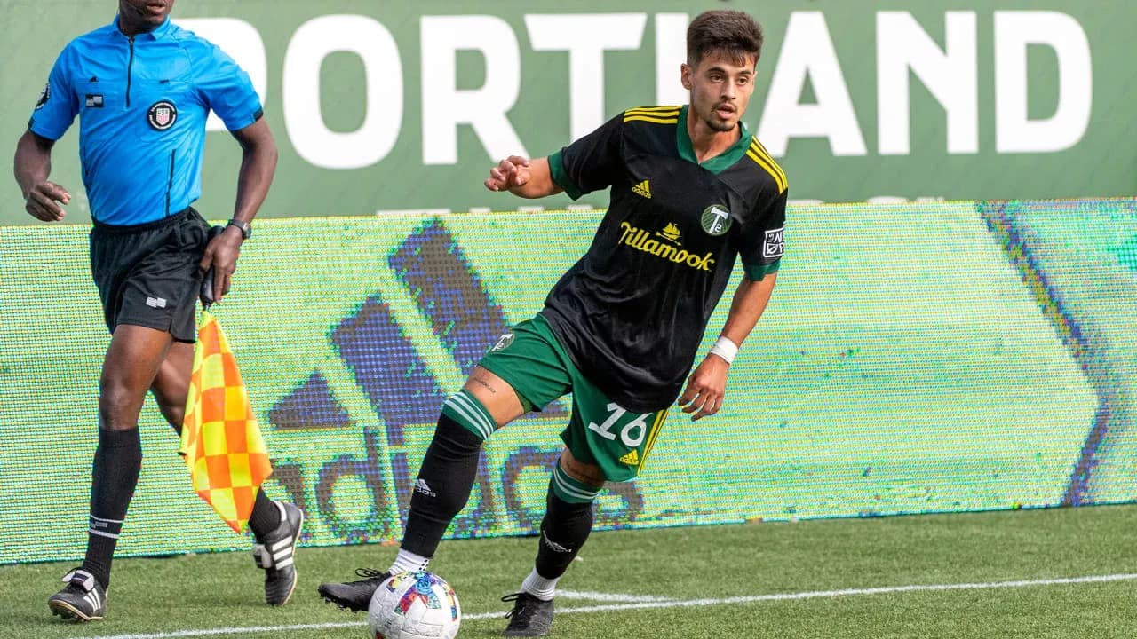 Portland Timbers II player in action during match